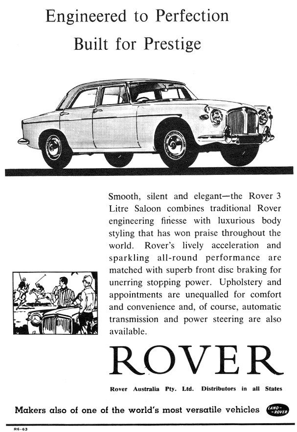1963 P5 Rover 3 Litre Saloon
